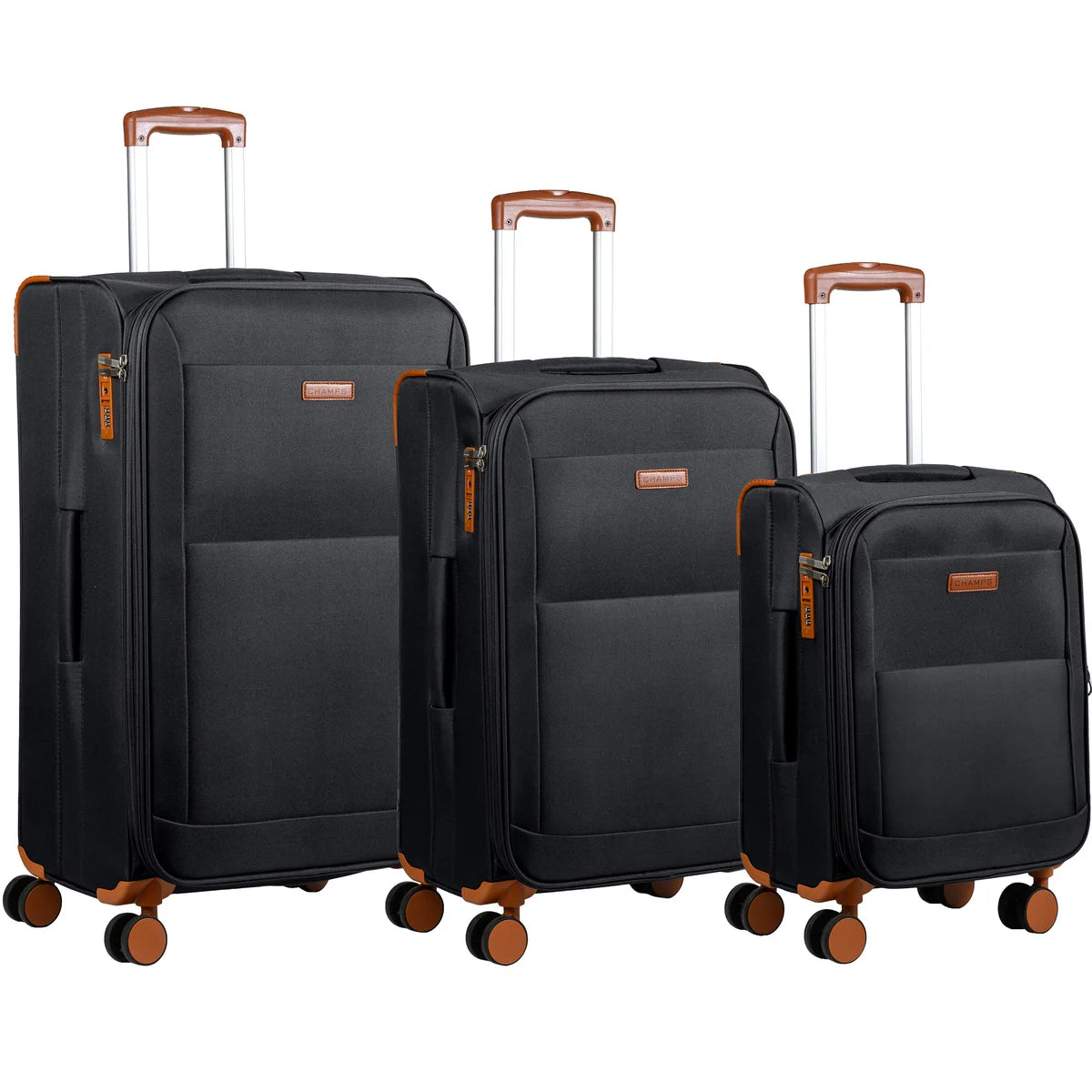 Champs Classic Collection 3-piece Softside Luggage Set