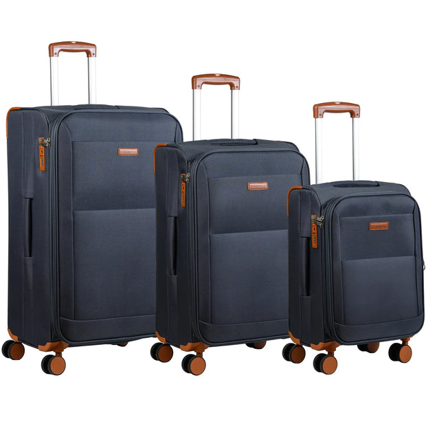 Champs Classic Collection 3-piece Softside Luggage Set