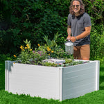 4 ft. x 4 ft. Composting Keyhole Garden Bed