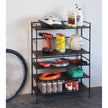 Vancouver Classics 3-Tier Freestanding Stackable Resin Wood Utility Metal Shoe Rack (2 Pack)