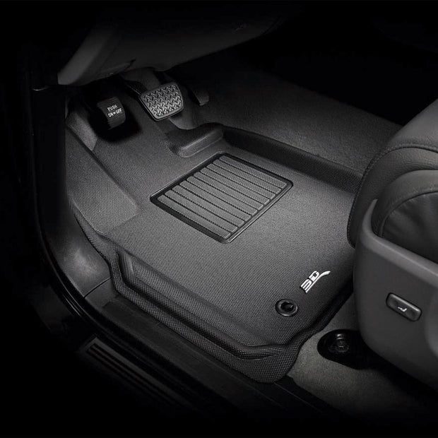 3D MAXpider Mat Custom-fit All-weather Car Mats; Row 1 and 2 Only