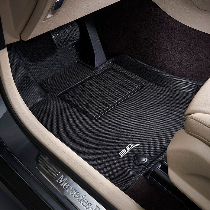 3D MAXpider Mat Custom-fit All-weather Car Mats; Row 1 and 2 Only