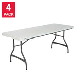 Lifetime 182.9 cm (6 ft.) Commercial Folding Tables 4-pack