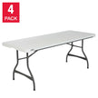 Lifetime 182.9 cm (6 ft.) Commercial Folding Tables 4-pack