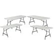 Lifetime 182.9 cm (6 ft.) Commercial Folding Tables 4-pack