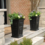 Wyndham 24 in. Tall Planter, 2-pack