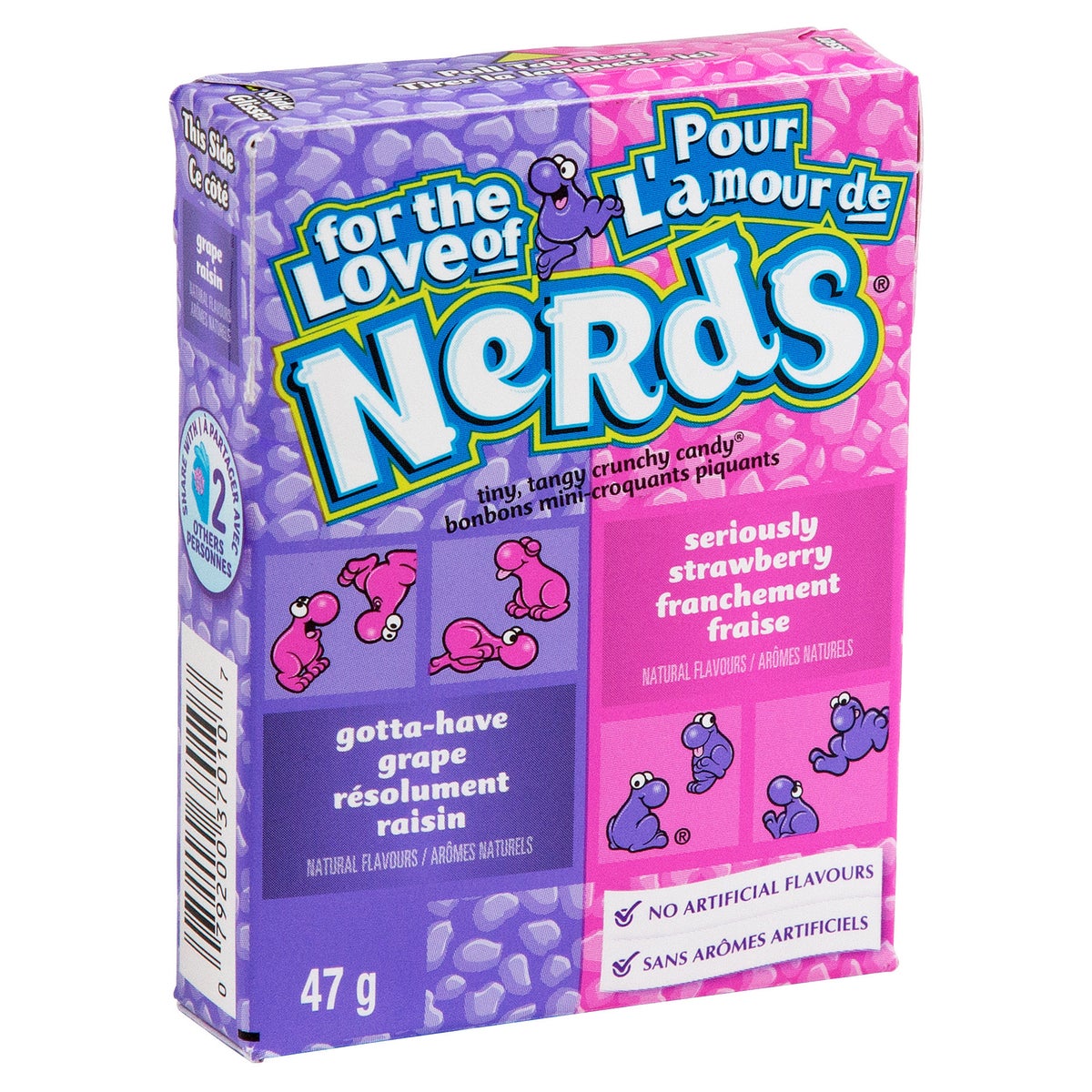 Nerds Grape and Strawberry Candy, 24 × 46.7 g