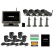 Defender PhoenixM2 Non Wi-Fi Plug-In Power Security System with 4 Cameras and a 7 in. LCD Monitor