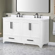 OVE Decors Adrian Vanity with Quartz Top in White