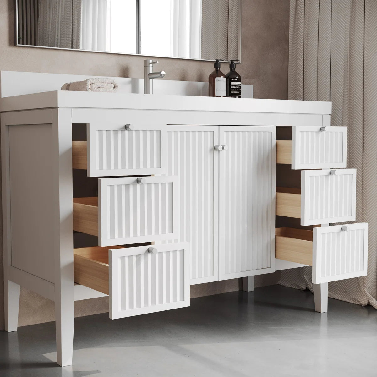 Forestmade Davos Bathroom Vanity in White