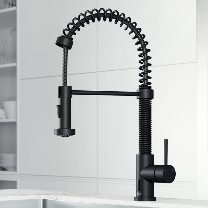VIGO Edison Pull-down Spray Kitchen Faucet with Touchless Sensor