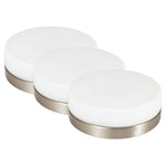 Luminus 11-in Brushed Nickel LED Flush Mount Ceiling Light
