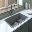 Appollo Monique 32 in. Single Bowl Granite Kitchen Sink