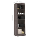Bestar Boutique Corner Closet