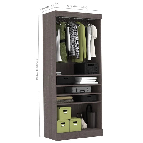 Bestar Boutique Basic Closet