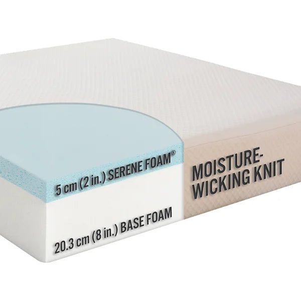 Comfort Tech Serene Medium Foam Twin Mattress