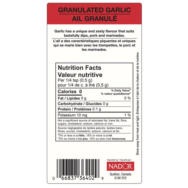 Moulin Rouge Granulated Garlic, 2.5 kg