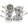 Lagostina 5-ply Clad Stainless-steel Commercial Cookware Set, 13-pieces