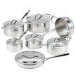 Lagostina 5-ply Clad Stainless-steel Commercial Cookware Set, 13-piece