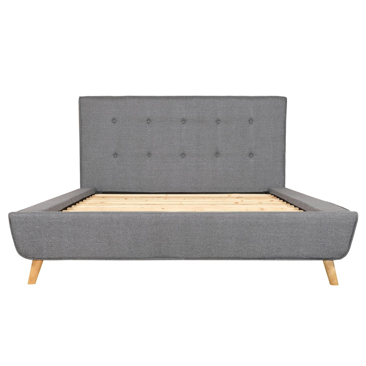 Whitley Grey Upholstered Bed