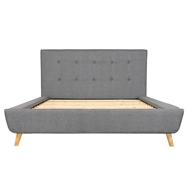 Whitley Grey Upholstered Bed