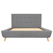 Whitley Grey Upholstered Bed
