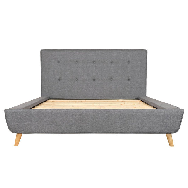 Whitley Grey Upholstered Bed