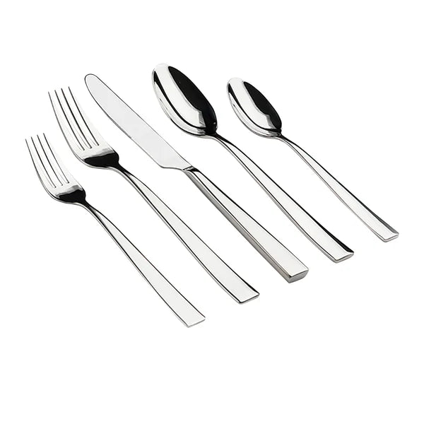 Gourmet Settings Resto Flatware Set, 60-piece