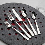 Gourmet Settings Resto Flatware Set, 60-piece