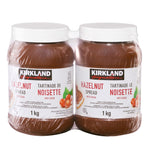 Kirkland Signature Hazelnut Spread with Cocoa, 2 x 1 kg