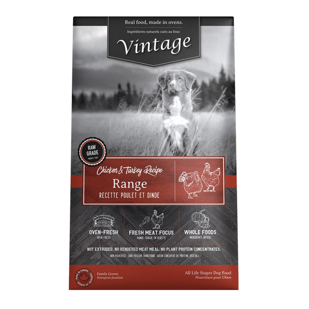 Vintage Oven-Fresh Range Chicken and Turkey Recipe Dog Food, 9.08 kg (20 lb.)