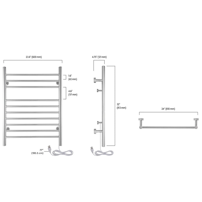 WarmlyYours Infinity Towel Warmer