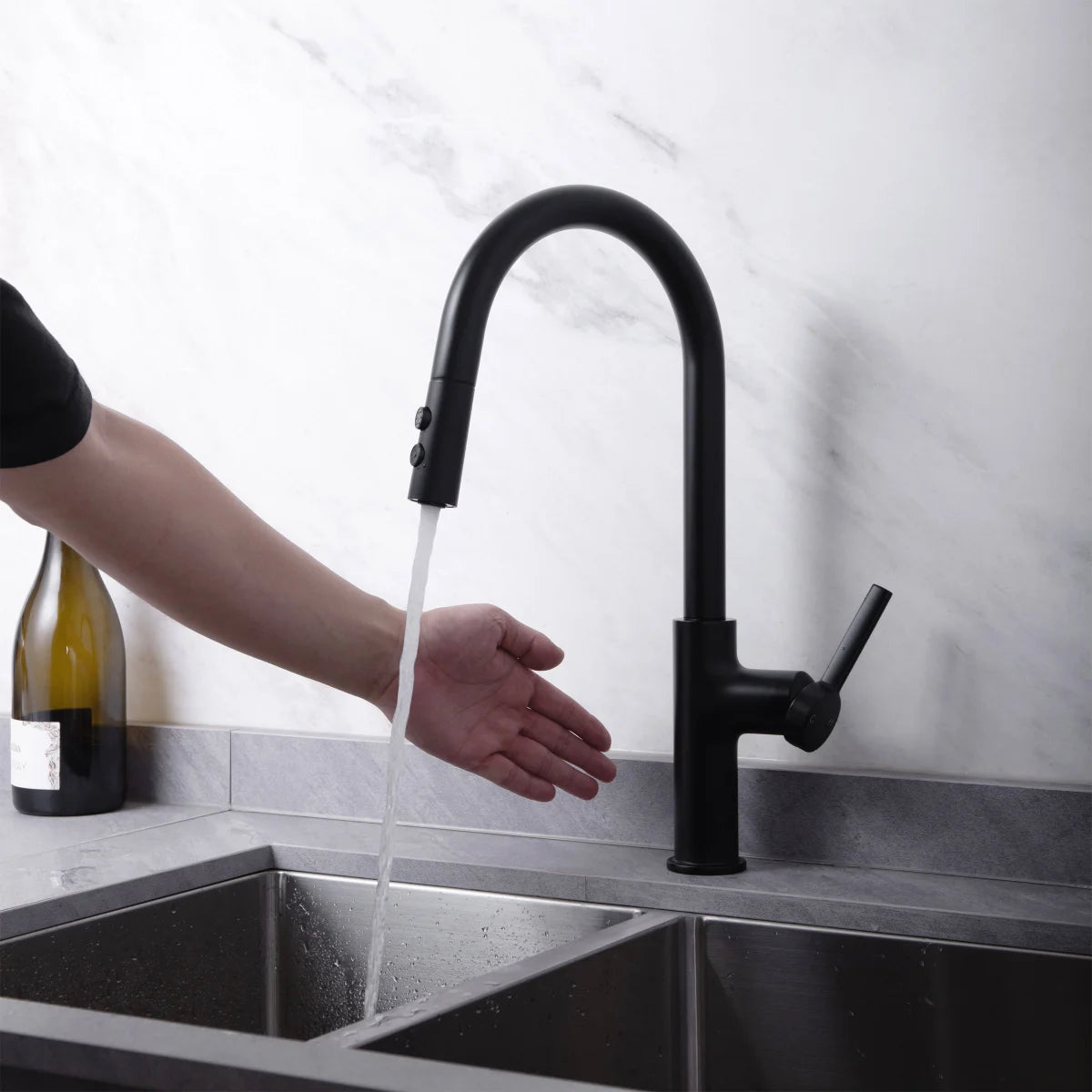 Westmount Waterworks Touchless Pull-down Greta Kitchen Faucet