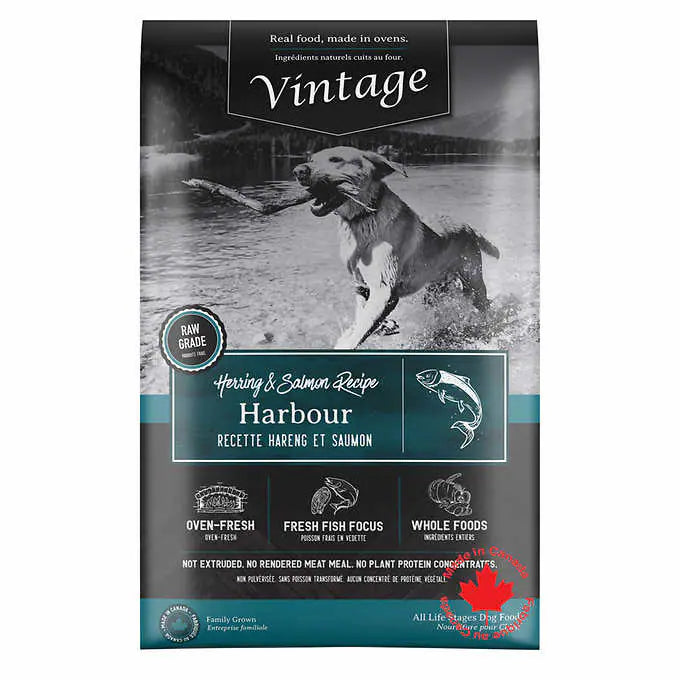 Vintage Oven-Fresh Harbour Herring and Salmon Recipe Dog Food, 9.08 kg (20 lb.)