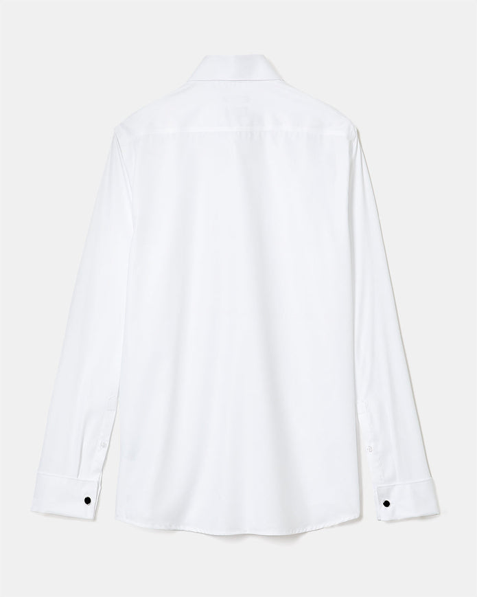 White Tuxedo Dress Shirt
