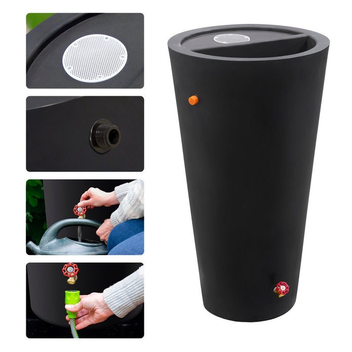Terrace 61 cm (24 in.) Rain Barrel and Planter Combo