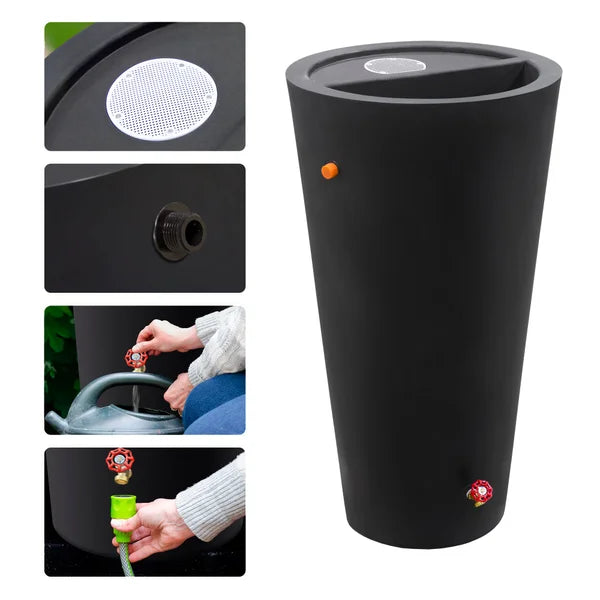 Terrace 61 cm (24 in.) Rain Barrel and Planter Combo