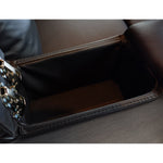 Siena Black 3-piece Top Grain Leather LED Power Reclining Home Theatre Seating