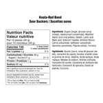 Red Band Sour Suckers Tub, 300 Suckers