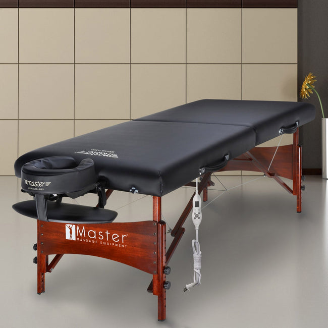 Master Roma Therma-Top 28 in. Massage Table Bundle