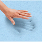 Novaform Overnight Recovery Gel Memory Foam Pillow with Cooling Celliant Cover