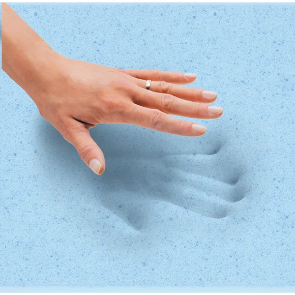 Novaform Overnight Recovery Gel Memory Foam Pillow with Cooling Celliant Cover