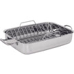 Lagostina 18/10 Stainless-steel Roasting Pan with Rack, 39 cm × 28 cm (15.3 in. × 11 in.)