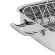 Lagostina 18/10 Stainless-steel Roasting Pan with Rack, 39 cm × 28 cm (15.3 in. × 11 in.)