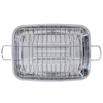 Lagostina 18/10 Stainless-steel Roasting Pan with Rack, 39 cm × 28 cm (15.3 in. × 11 in.)
