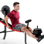 Marcy Pro Standard Bench with 45.4 kg (100 lb.) Weight Set
