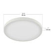 Bazz Lunas LED  Flush Mount Ceiling Light