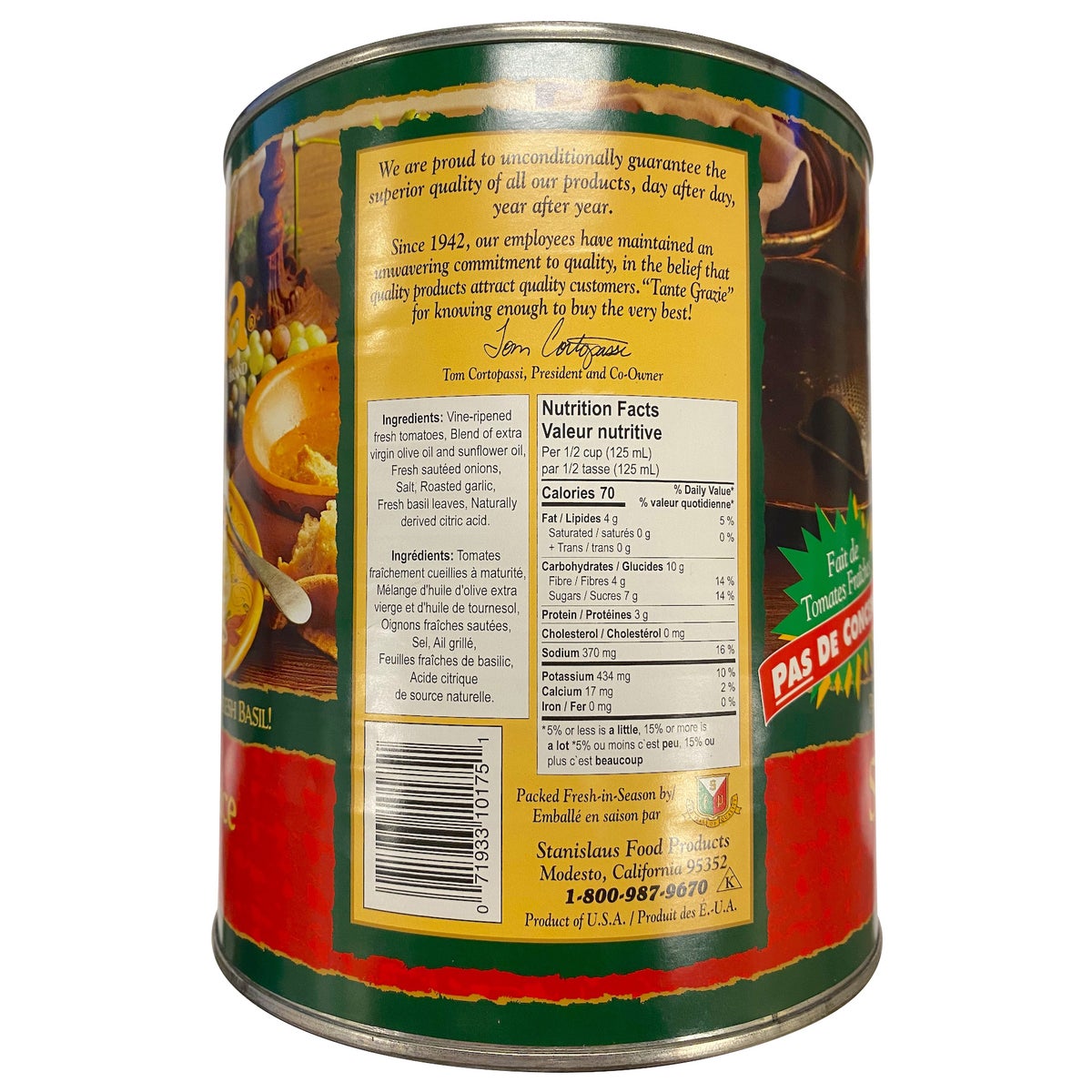 Trattoria Pasta Sauce, 2.84 L