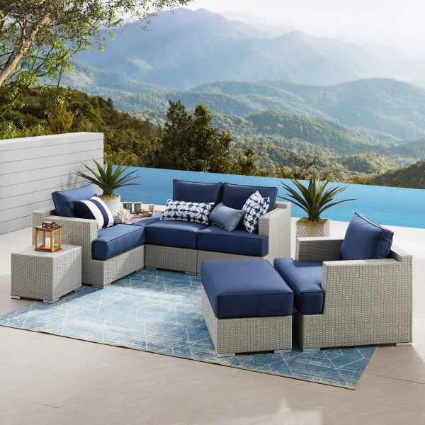 Milano 7-piece Patio Sectional Conversation Set