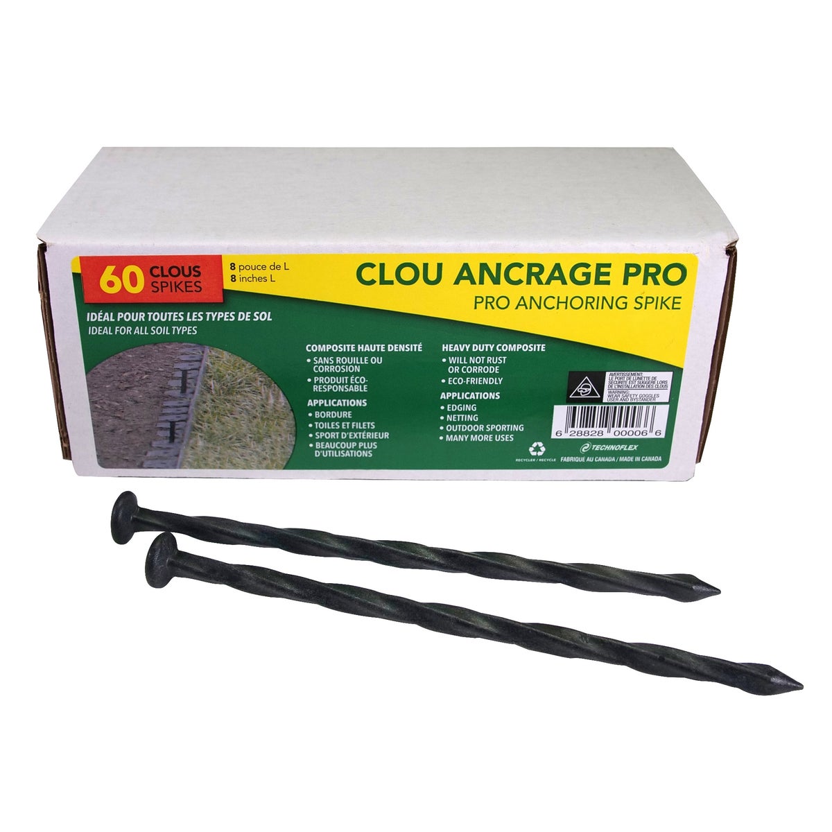 Flexi Pro 8-inch Anchoring Spikes (60-Pack)